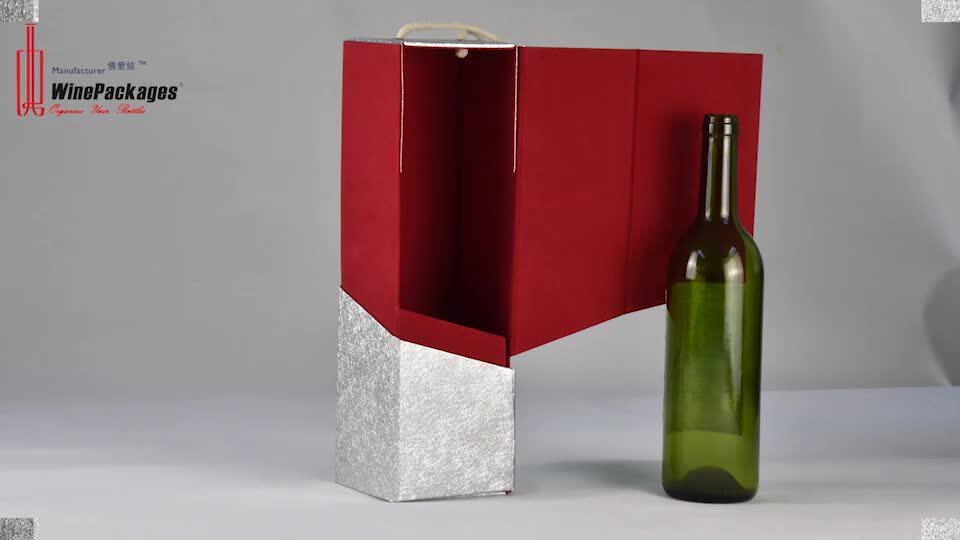 new design engraved novelty foldable personalised whisky wine
