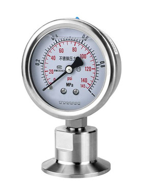 上海亿川ytp60bf卫生型隔膜压力表