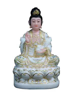 女娲娘娘神像女娲像女娲补天玉石佛像补天女娲12英寸家用供奉摆件