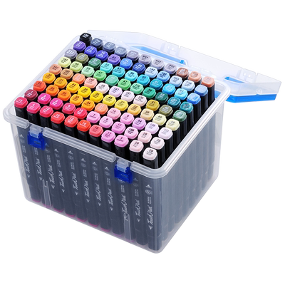 168/204色学生用手绘画设计双头彩色马克笔套装touch正品动漫专用彩笔