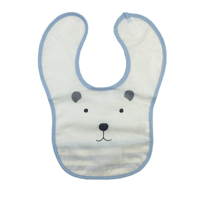 日系易打理宝宝食饭兜eva防水可免洗围嘴婴儿接饭吃饭兜无荧光剂 - 糖