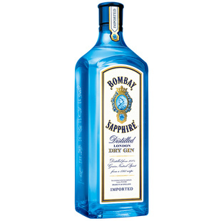 孟买蓝宝石金酒bombay 洋酒杜松子酒毡酒琴酒孟买调酒基酒 蓝宝石