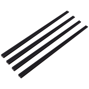 全霸高档合金筷子家用防滑不发霉家庭酒店快子套装非实木黑色筷子