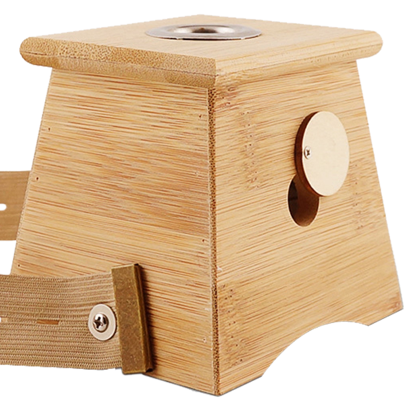 艾盒艾灸盒木制艾条熏盒通用随身灸全身家用仪木质去湿气艾炙盒竹