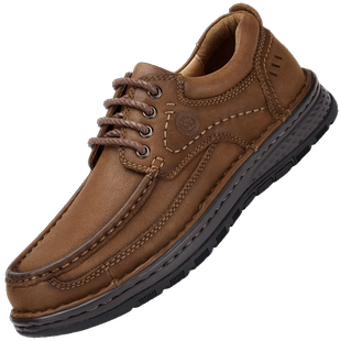 骆驼牌男士2019秋冬新款休闲低帮鞋