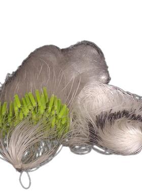 渔网粘网丝网三层沉网单层浮网挂子鱼网捕鱼网白条网鲫鱼鲢鱼沾网