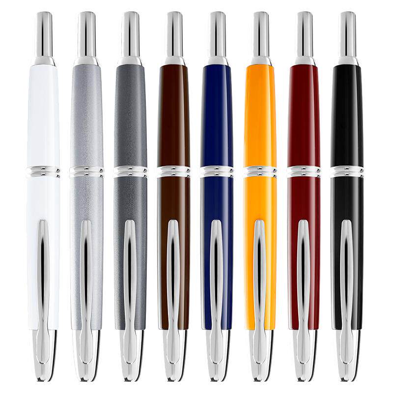 pilot百乐capless按压伸缩18k金尖钢笔fc-1500rr金属笔杆按动式钢笔