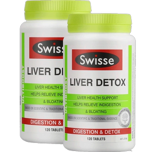 【直营】澳洲Swisse进口护肝宁120粒*2瓶奶蓟草加班熬夜必备肝脏