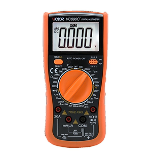 胜利仪器高精度数字万用表vc890c  全自动万能表数显多用表电表 券