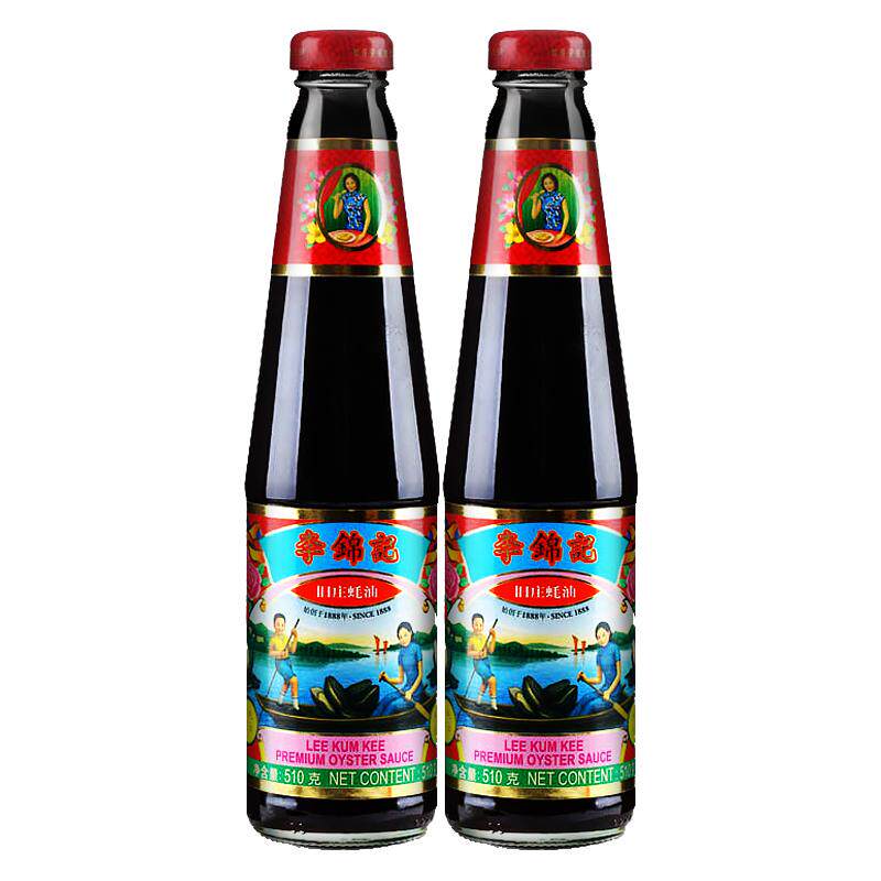 李锦记旧庄蚝油510g*2蚝油蚝汁0%添加防腐剂火锅调料蚝油