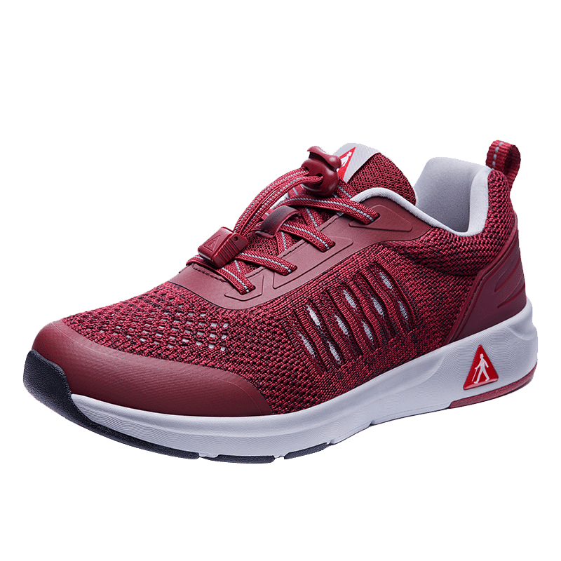 足力健老人鞋女夏季透气妈妈鞋软底舒适网面运动鞋轻便老年健步鞋【聚