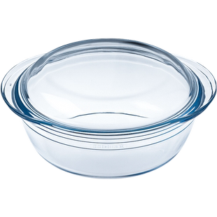 家用大号玻璃汤碗双耳带盖可微波炉加热蒸蛋羹碗蒸菜水煮鱼碗蒸碗