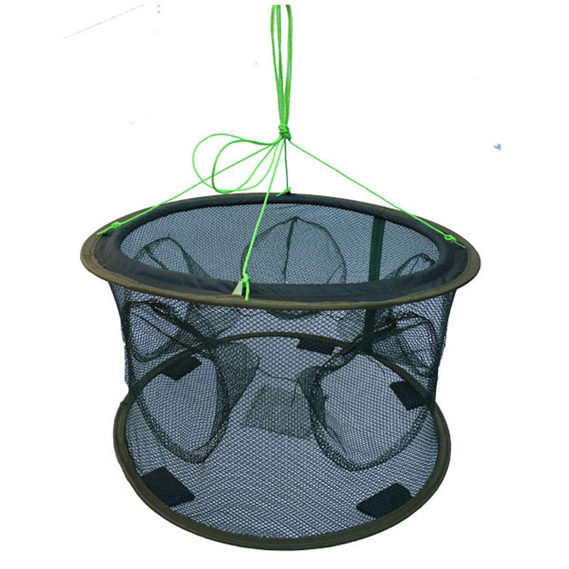 包邮自动折叠手抛网捕鱼笼虾笼鱼网虾网海蟹笼黄鳝笼抓鱼捕鱼工具