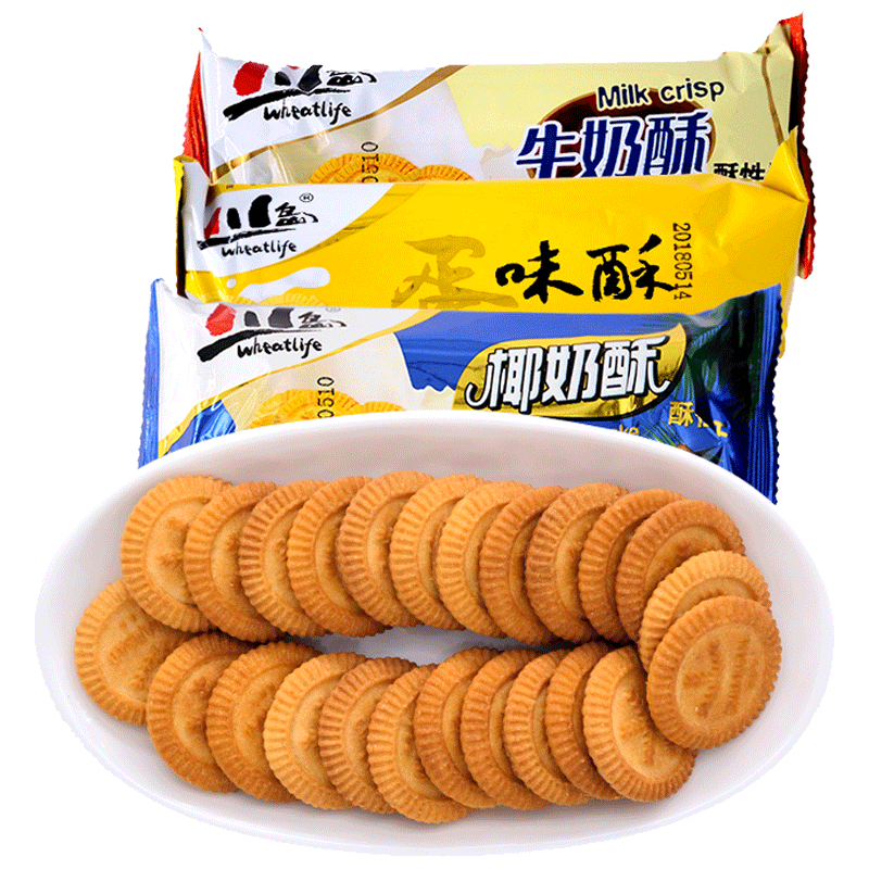 9元】川岛酥性饼干500g