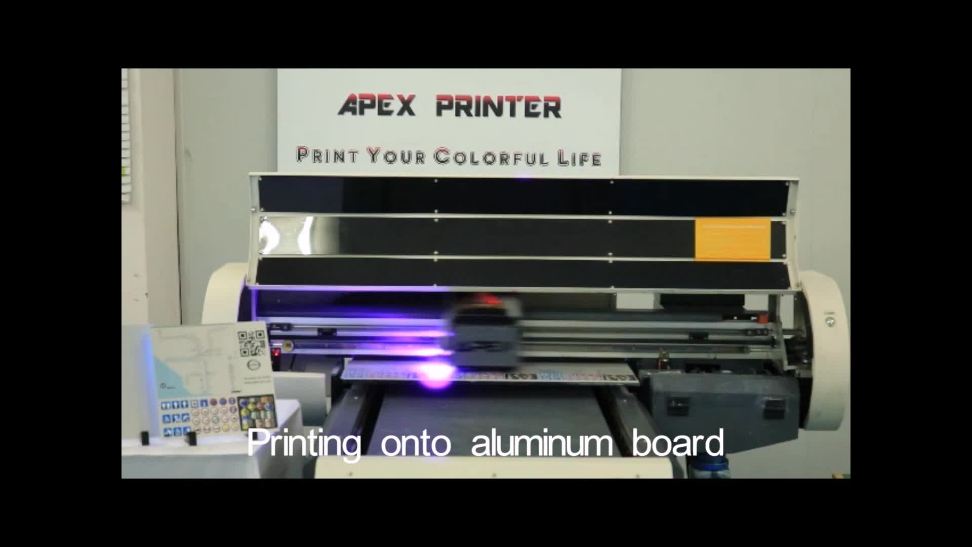 apex uv flatbed digital printer uv6090,uv led curing system