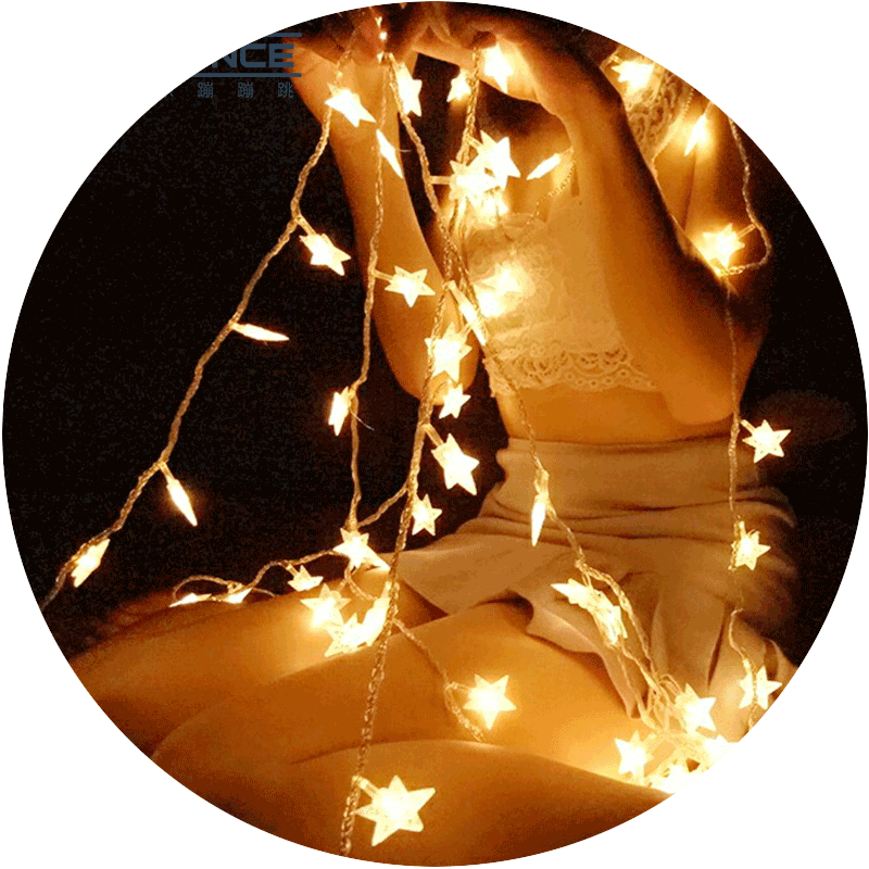 网红灯led星星灯小彩灯闪ins灯串灯满天星圣诞节装饰房间布置灯串