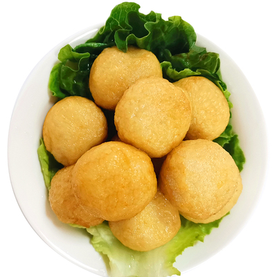 百粤黄金鱼丸500g港式咖喱鱼旦关东煮鱼蛋广东潮汕火锅食材丸子