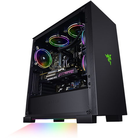 razer雷蛇战斧rgb幻彩diy主机i5 9400f/rtx2060高配水冷电竞游戏台式