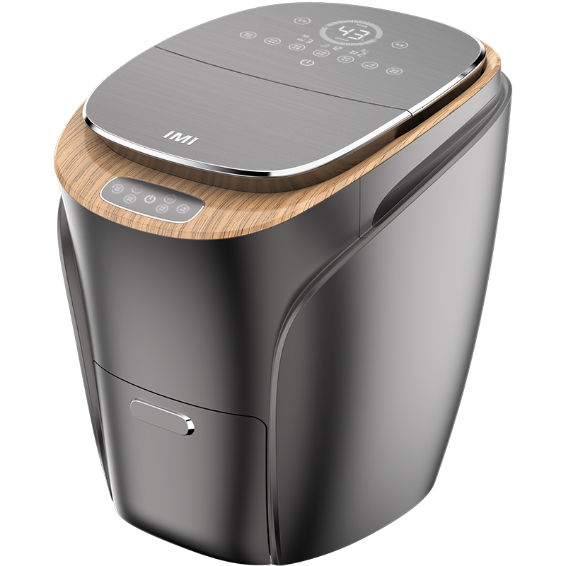 智米足浴盆全自动洗脚电动按摩加热泡脚盆家用足浴桶高深桶过小腿