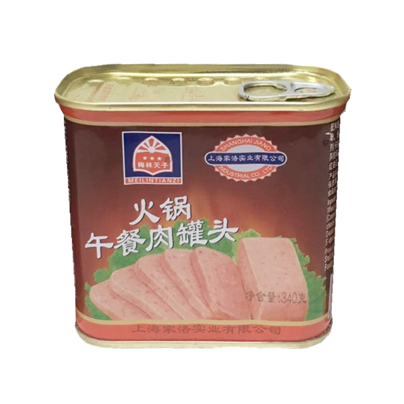 火锅午餐肉罐头340g*24罐梅林天子午餐肉火锅食材串串