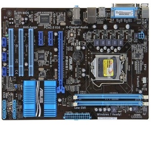 包邮 asus/华硕 p8h61 plus h61主板1155针大板台式机上e3 1230v2