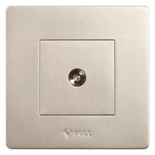 公牛开关面板家用墙壁86型专用g07一位有线电视闭路tv暗装插座金