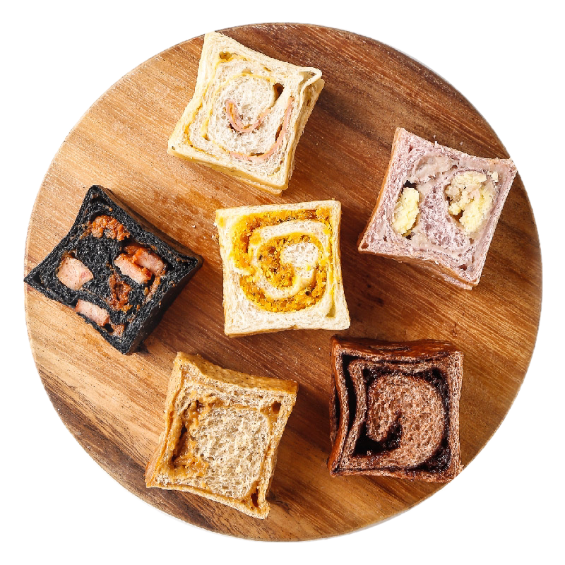 六种口味全麦吐司面包营养学生速食代餐