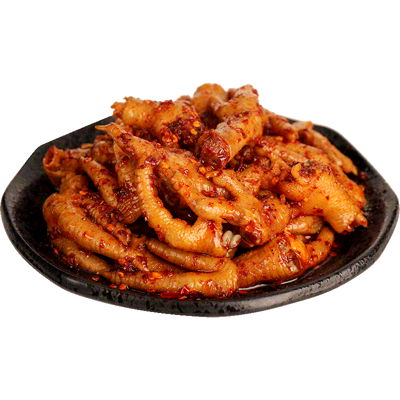 小七陈卤香辣凤爪200g年货零食鸡爪卤味熟食麻辣鸡脚小吃重庆辣卤