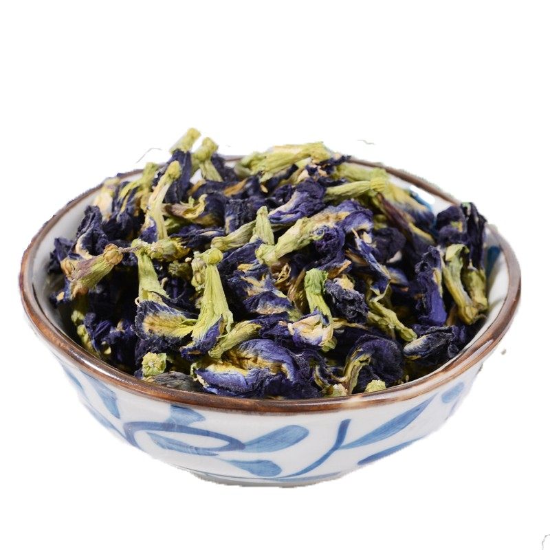 蝶豆花花茶干蝶豆花干花碟豆花食用蓝蝴蝶蝶豆花奶茶店专用