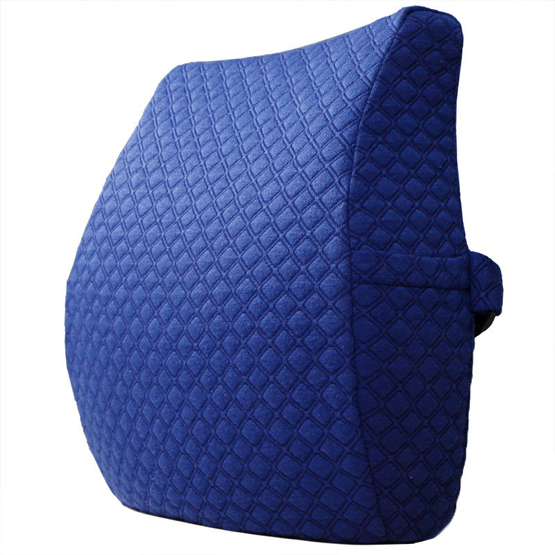 加厚靠背垫办公室腰枕护腰靠垫腰椎腰靠记忆棉椅子靠枕座椅腰垫 - 官