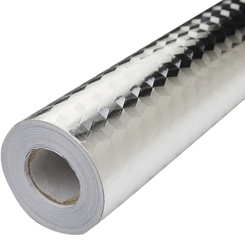 自粘铝箔橱柜抽屉垫纸 衣柜鞋柜防尘防潮垫厨房加厚防水防油贴纸