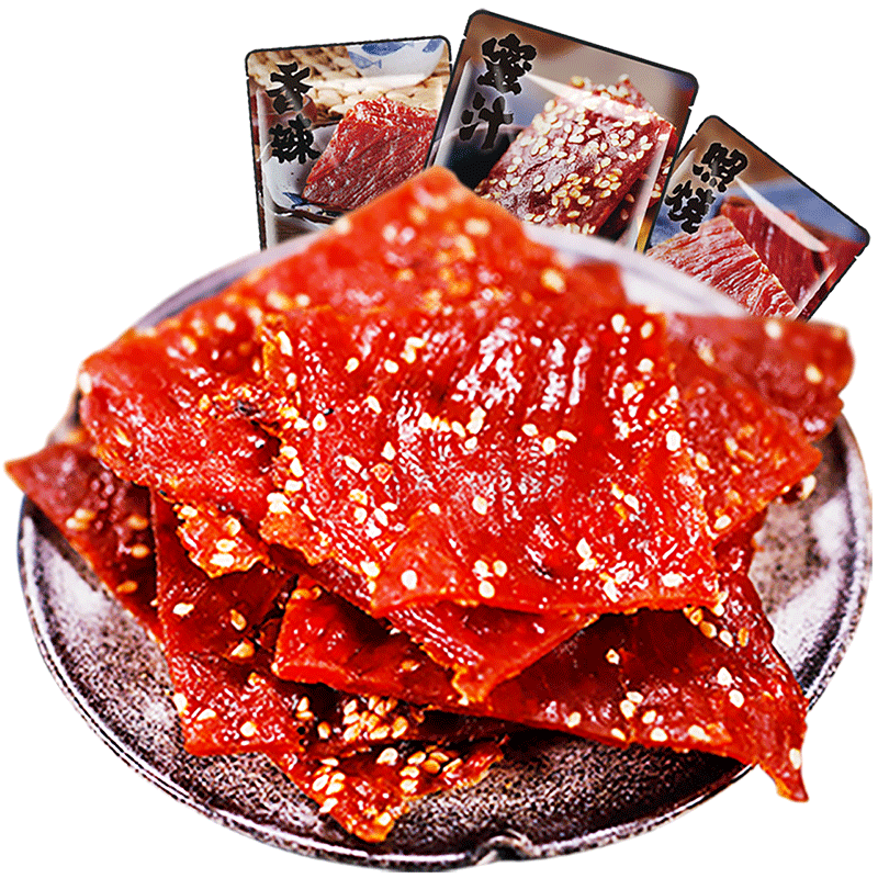 满铺靖江猪肉脯500g零食小吃散装肉脯猪肉干5斤网红休闲食品整箱