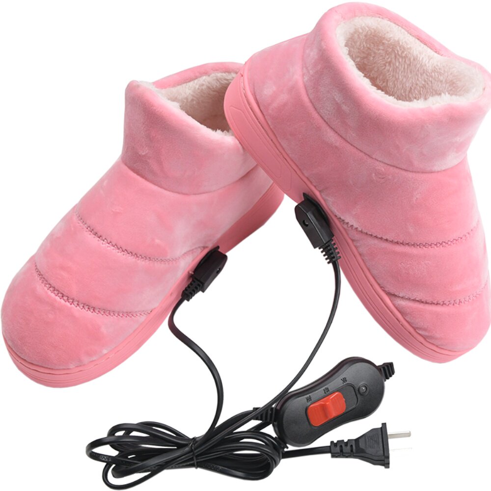 插电暖脚宝冬天捂脚电暖鞋加热拖鞋充电可行走女寝室办公保暖神器