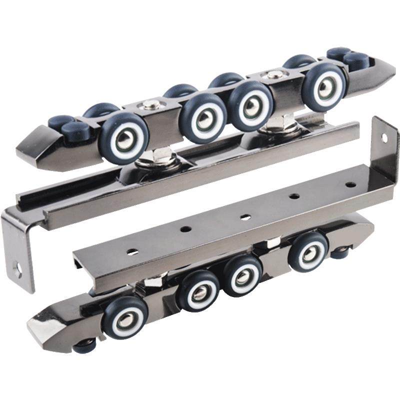 固特静音尼龙轮浴室折叠移门吊轮吊轨厨房卫生间木门推拉门滑轨轮