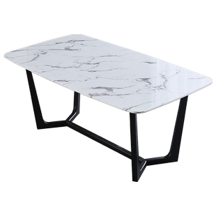 6米长方形8人台面定制北欧ins轻奢风歺桌