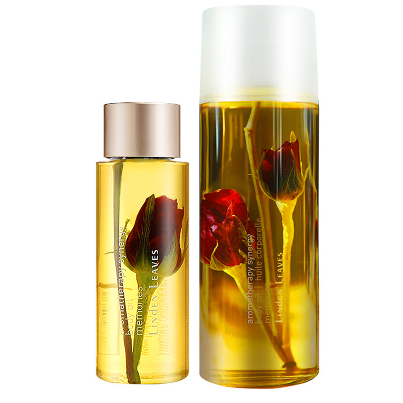 新西兰lindenleaves琳登丽诗玫瑰身体油补水保湿滋润精油2瓶装