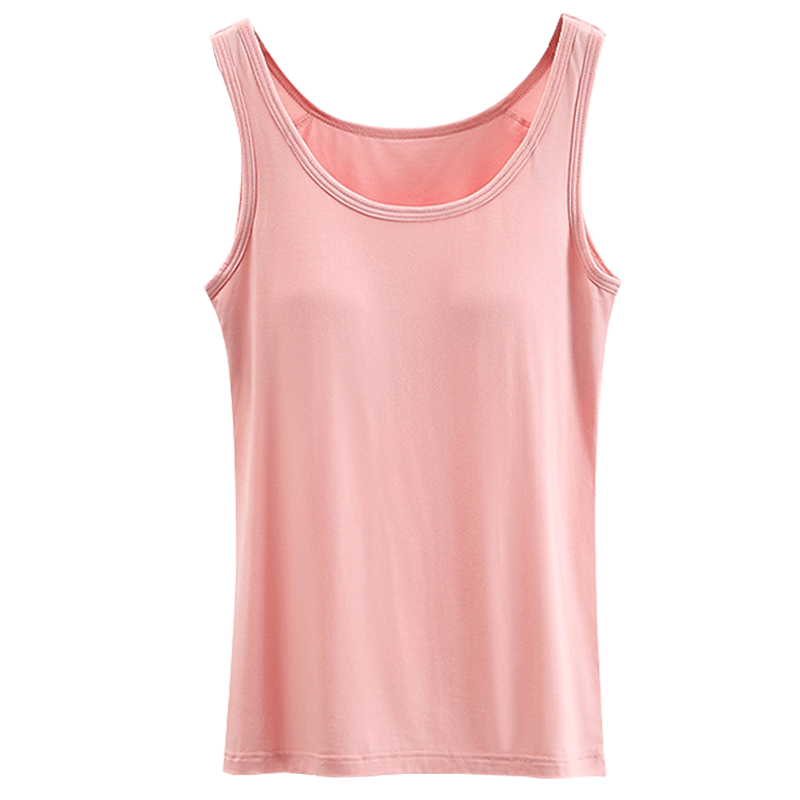 莫代尔吊带胸垫背心女文胸一体式内衣胸罩杯无钢圈裹胸打底衫抹胸