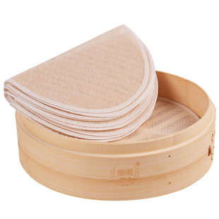 滕阁蒸笼布食品级棉纱布加厚家用过滤纱布蒸馒头垫布健康耐用不粘 券