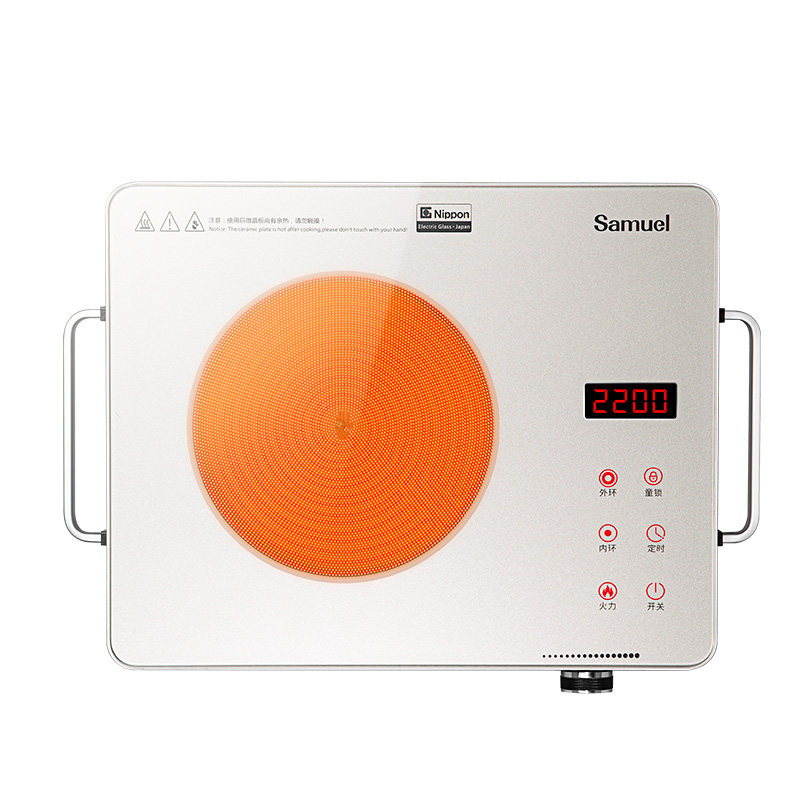 samuel盛美日本进口面板电陶炉家用爆炒大功率多功能电磁炉正品 - 盛