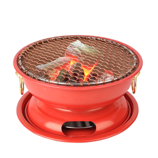 日式文字迷你小份烧烤炉碳烤炉家用烤肉炉小炭火炉子木炭烤年糕炉