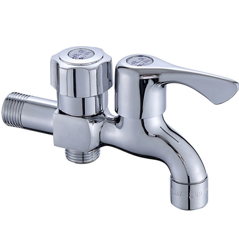 水龙头洗衣机接口一分二出水嘴家用多功能专用三通卡扣式万能接头