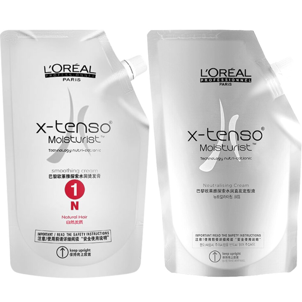 欧莱雅直发膏水润定型烫发膏柔顺剂