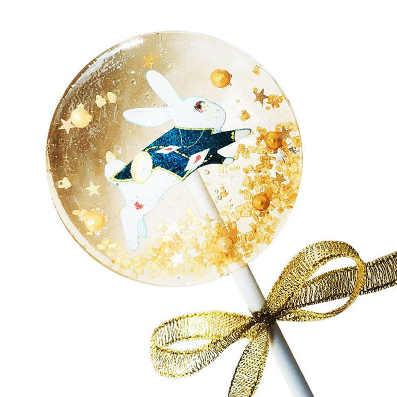 爱丽丝兔子糖果墨大叔的棒棒糖大进口儿童零食生日礼物可定制德国