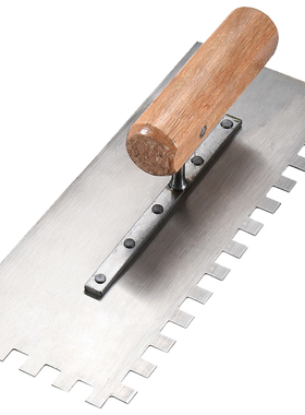 贴瓷砖泥工锯齿抹子瓦工装修抹泥刀