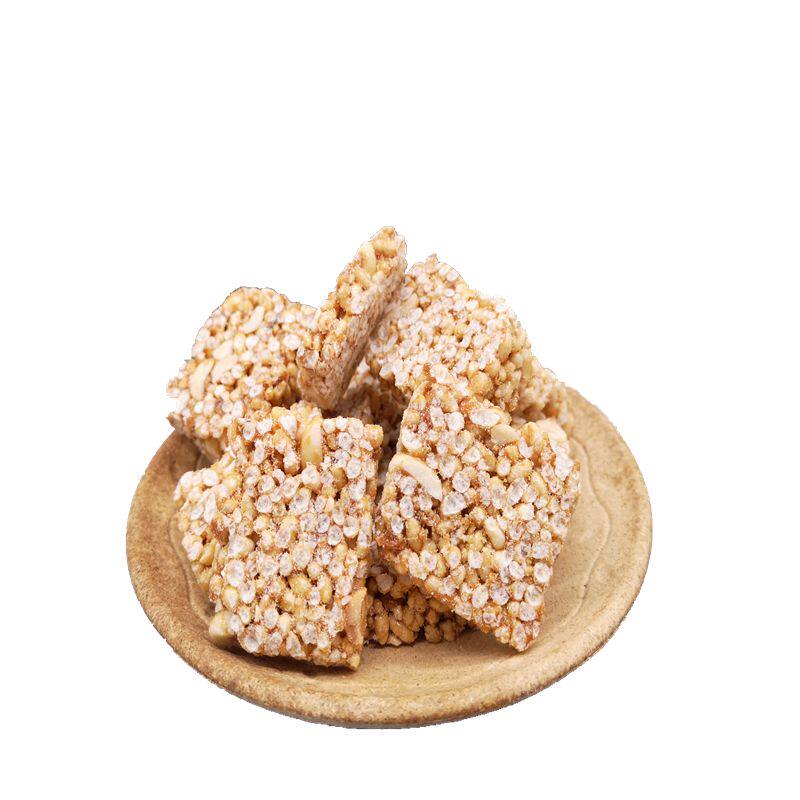 安徽手工炒米糖米花糖冻米花生糖4斤黑芝麻原味休闲食品追剧零食