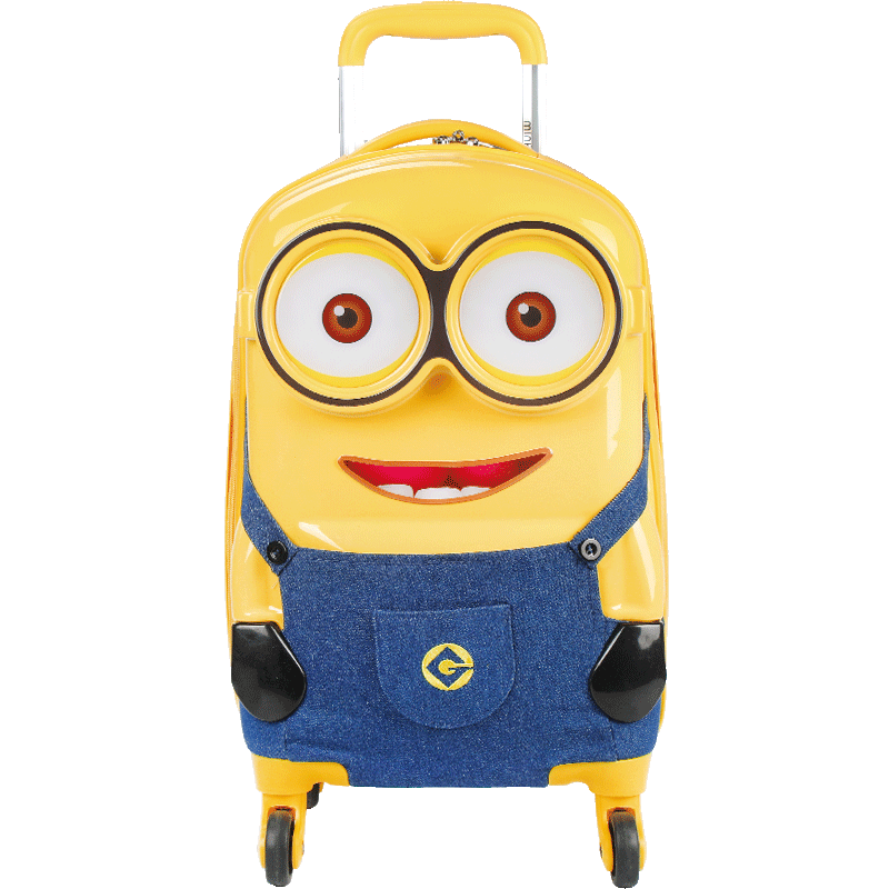 小黄人拉杆箱儿童旅行箱男孩女童行李箱小孩宝宝18寸20寸卡通可爱