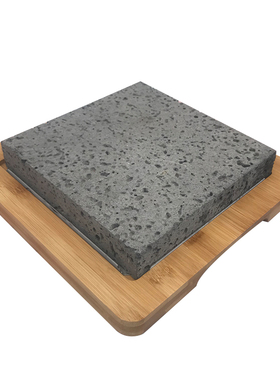 火山石石板烧牛扒加热西餐创意岩石