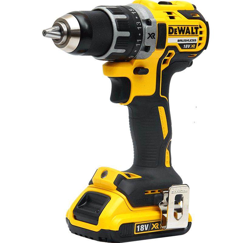 得力多功能冲击手电钻