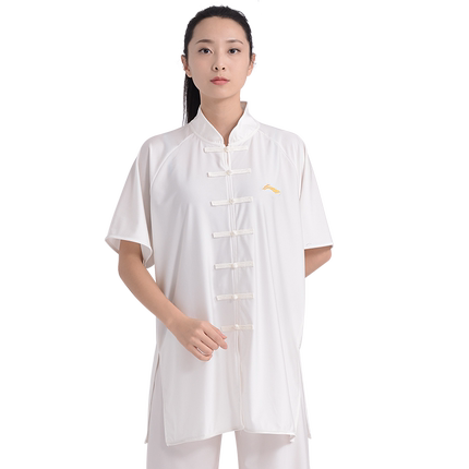 久武至尊太极服男款夏季对襟短袖中式立领休闲功夫服装太极拳套装