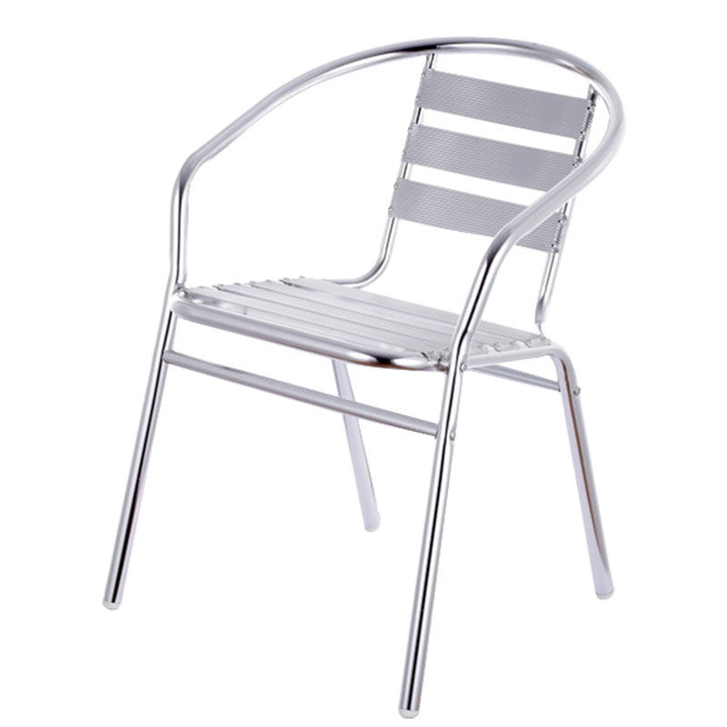 简约铝椅花园椅桌椅户外椅铝合金椅室外咖啡厅椅金属吧台铝桌组合